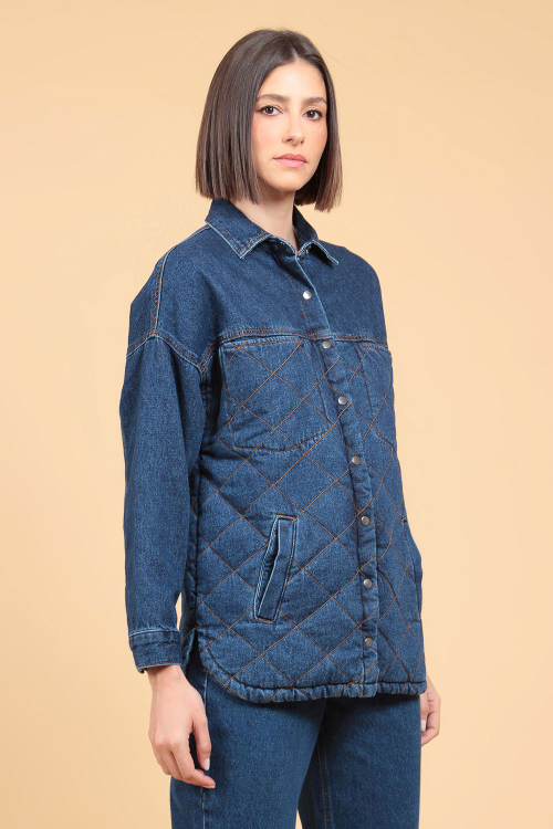 Camisa Jeans Matelasse I23