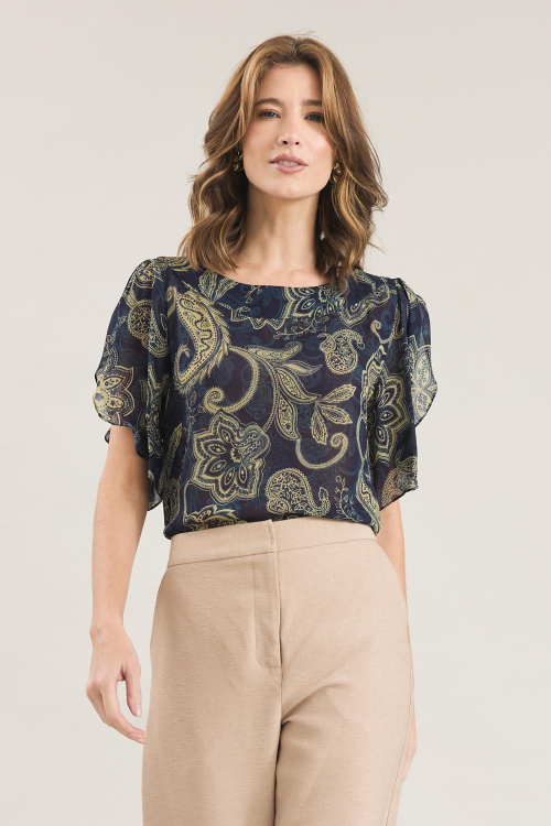 BLUSA TILLY RECORTE MANGA CASHMERE LOTUS V26