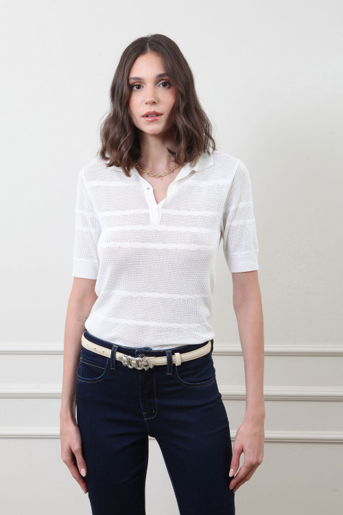 BLUSA TRT POLO LISTRAS TRANCAS V25