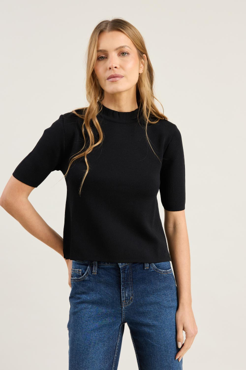 BLUSA TRICOT FILAGE MANGA CURTA V26