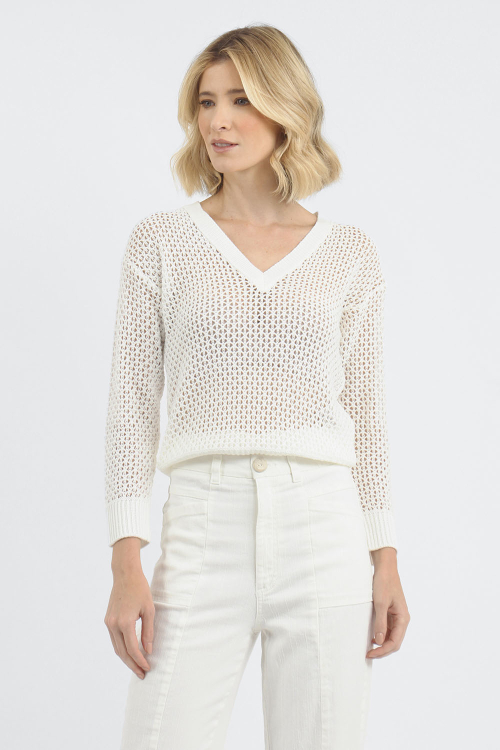Blusa Tricot Gola V I22