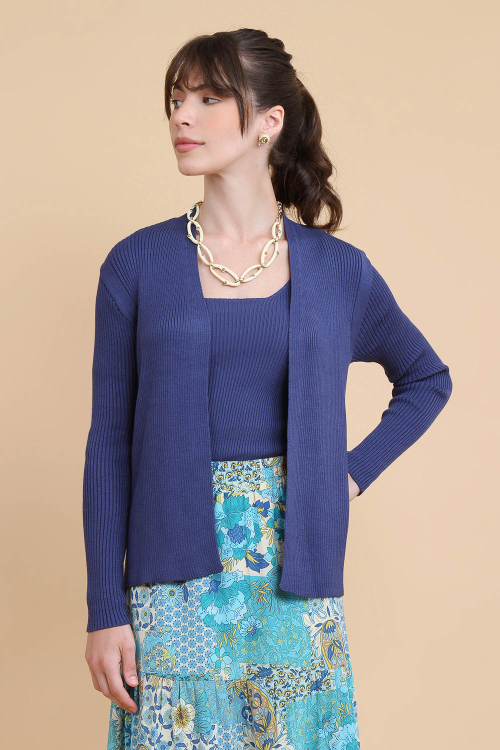 Cardigan Trt Canelado I23