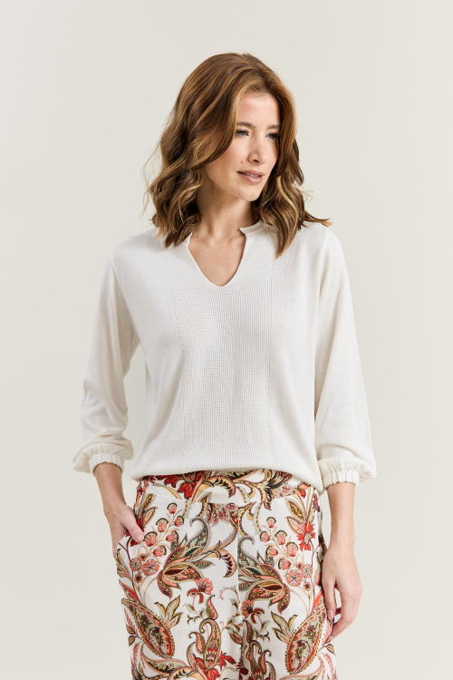 BLUSA TRICOT DECOTE TUNICA V26
