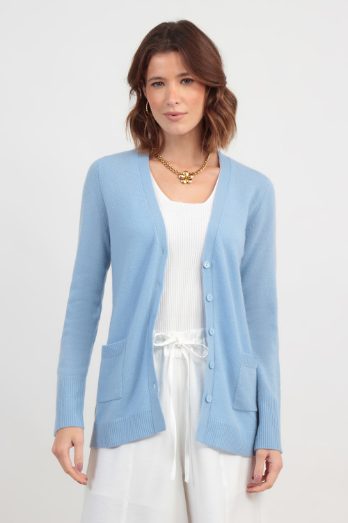 CARDIGAN CASHMERE LONGO V22