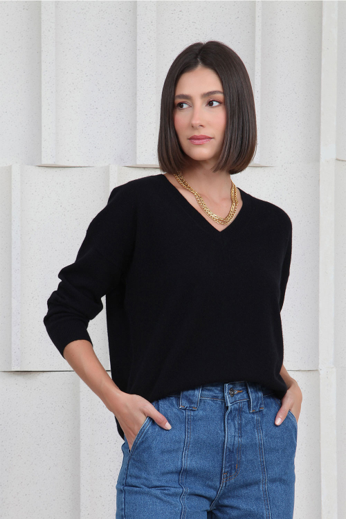JUMPER CASHMERE GOLA V V24