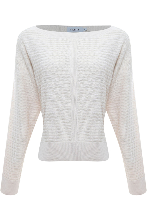 BLUSA TRICOT BATEAU PONTO LISTRAS I25