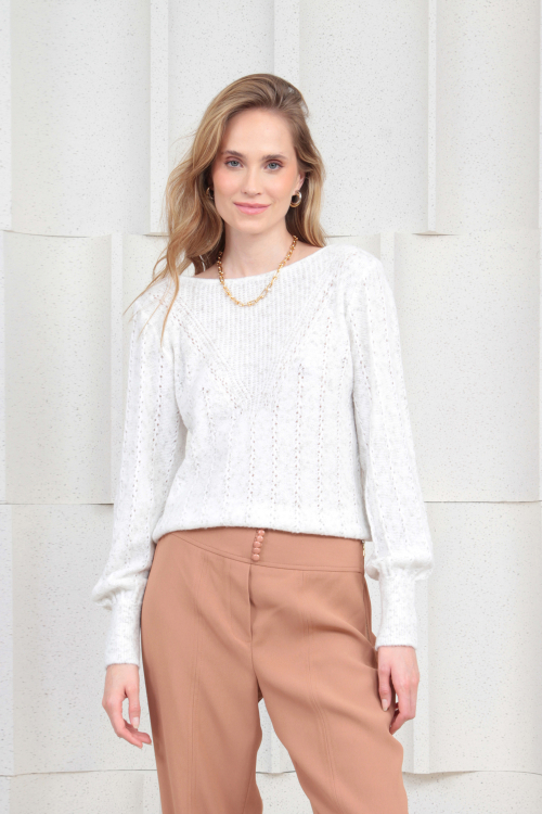 Blusa Trt Melange Decotes