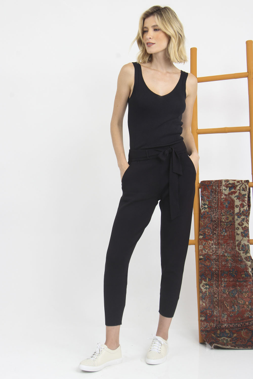 Calça Tricot Com Amarracão I22