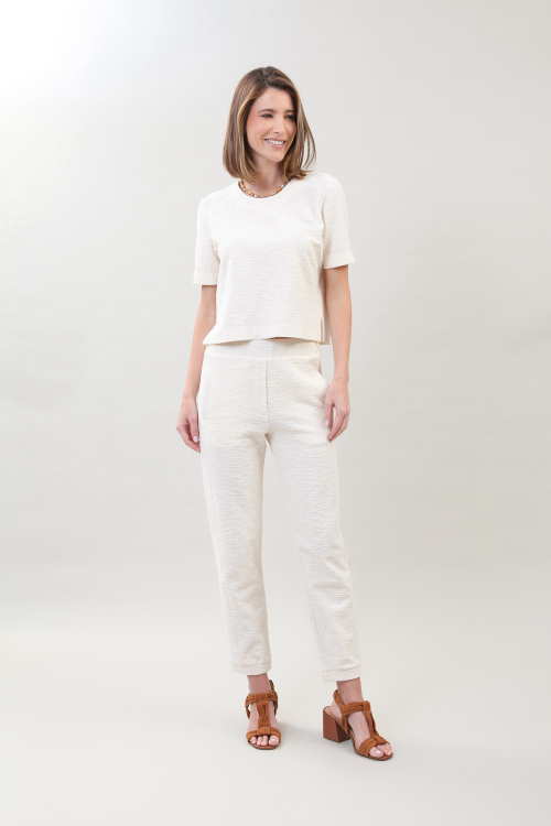 CALCA MALHA TWEED I25