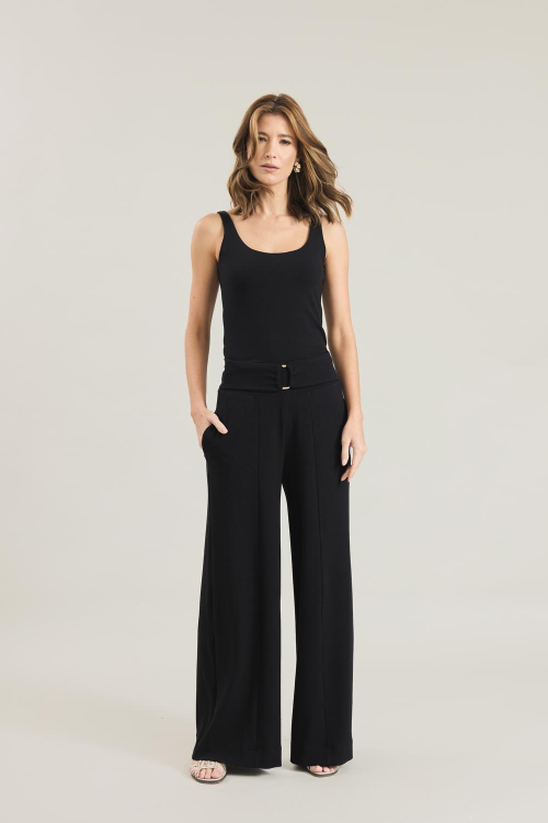 CALCA PANTALONA CREPE DE MALHA DETALHE FIVELA V26