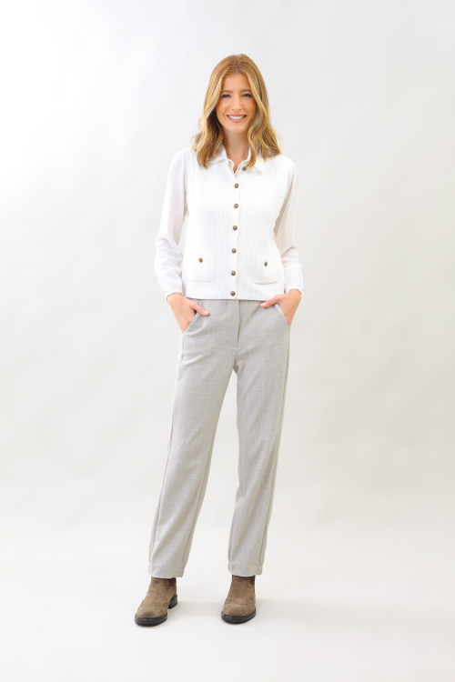 CALCA TWILL STRETCH ELASTICO COS PUNHO I25