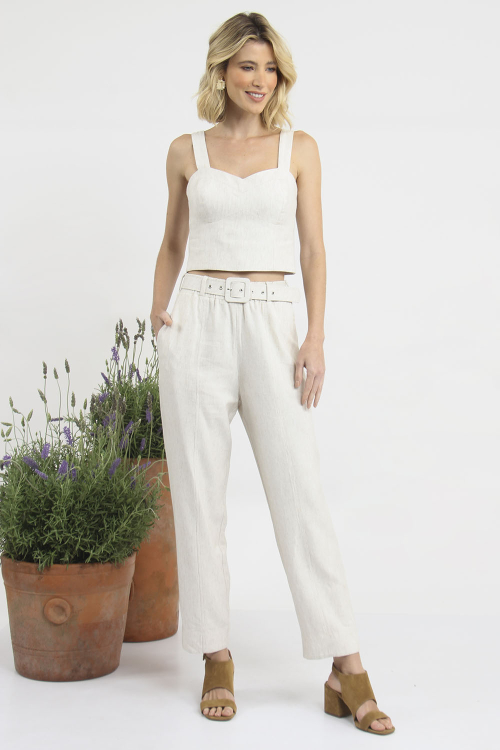 Calça Linho De Seda I22