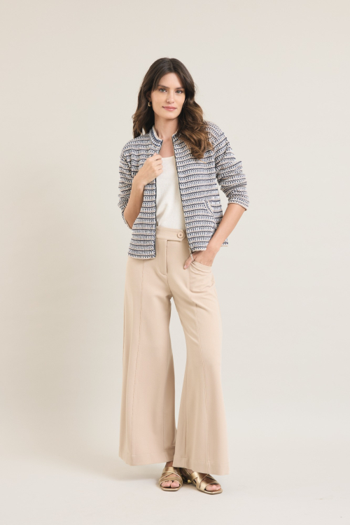 CALCA CREPE MILANO PANTALONA CROPPED V26