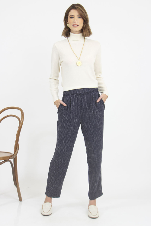 Calça Tweed Botões I22