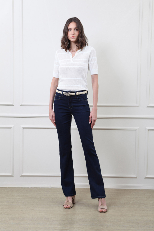 CALCA JEANS MICRO FLARE BABY DENIN V25