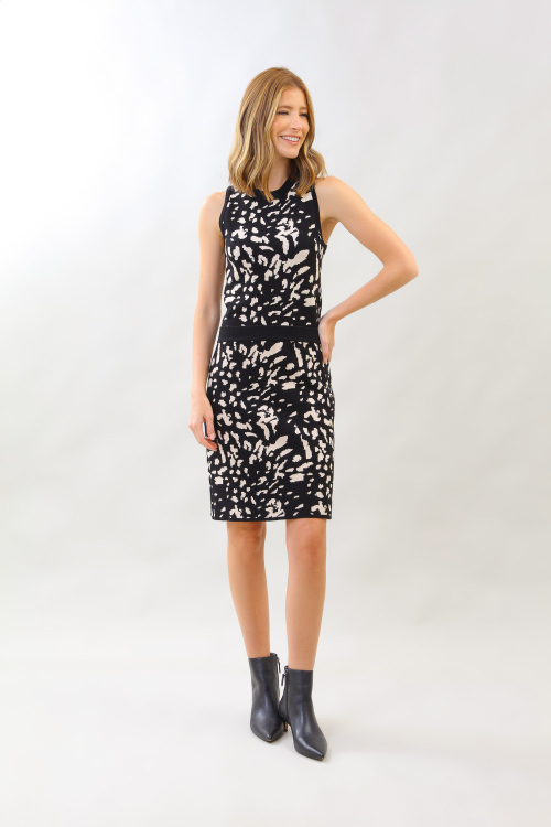 SAIA TRICOT JACQUARD ABSTRATO I25