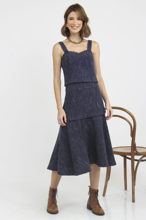Saia Tweed Midi Pala I22