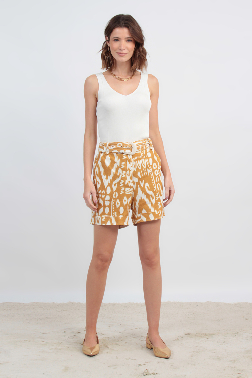 Shorts Puro Linho Zanzibar