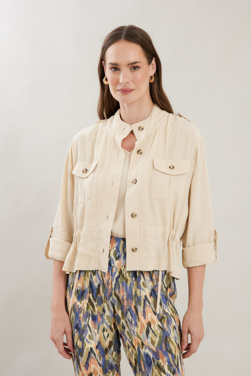 PARKA CURTA BOTOES I25