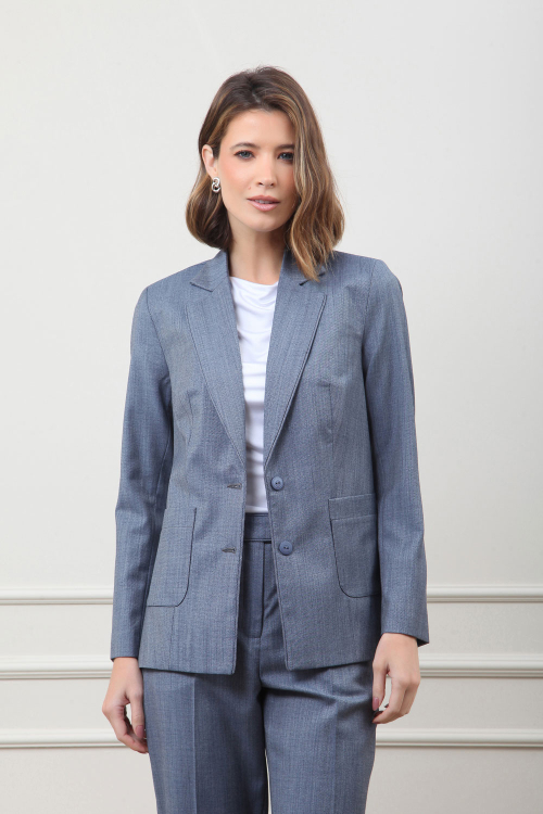BLAZER ALFAIATARIA PREMIUM TEXTURIZADA V25