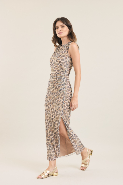 VESTIDO NETFIL FRANZIDO AMALFI V26