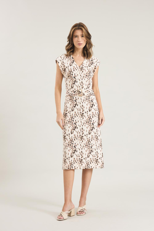 VESTIDO MALHA CREPE RIB DROPS V26