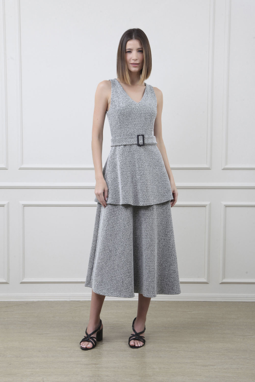 VESTIDO MALHA TWEED PB I24