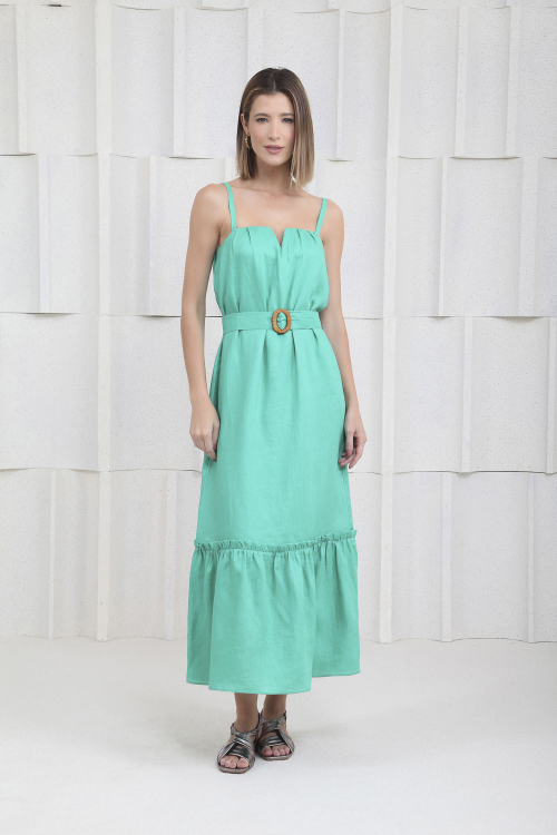 VESTIDO TOMARA QUE CAIA LINHO V24