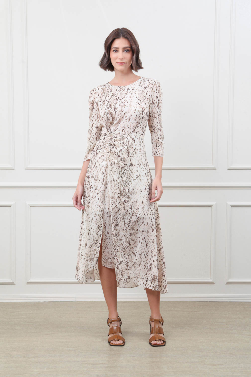 VESTIDO SEDA STRETCH SNAKE I24