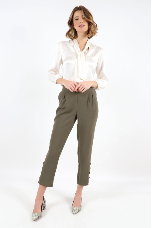 Calça Botões Crepe - I20